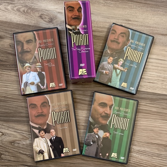 DVD Set Agatha Christie Poirot Mystery movie Collections A&E Acorn pbs - Picture 8 of 8